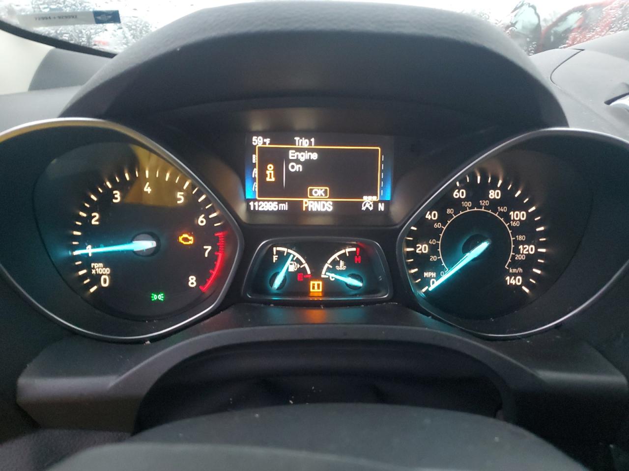 2017 Ford Escape Titanium VIN: 1FMCU0J92HUD38613 Lot: 94042855