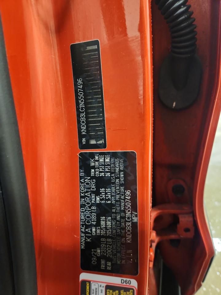 2022 Kia Niro Lx VIN: KNDCB3LC1N5507496 Lot: 93547835