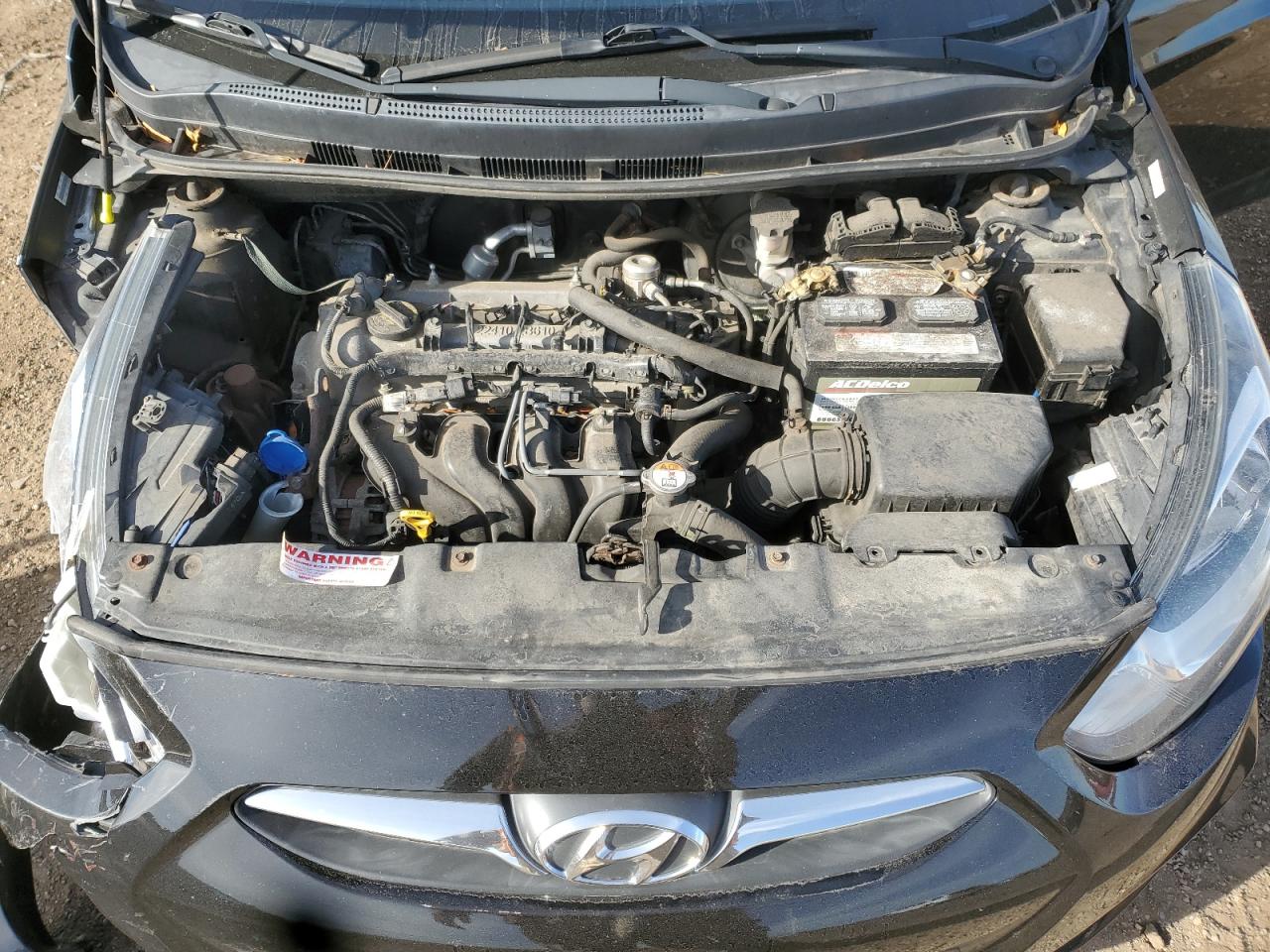 2013 Hyundai Accent Gls VIN: KMHCU4AE5DU434573 Lot: 92409435