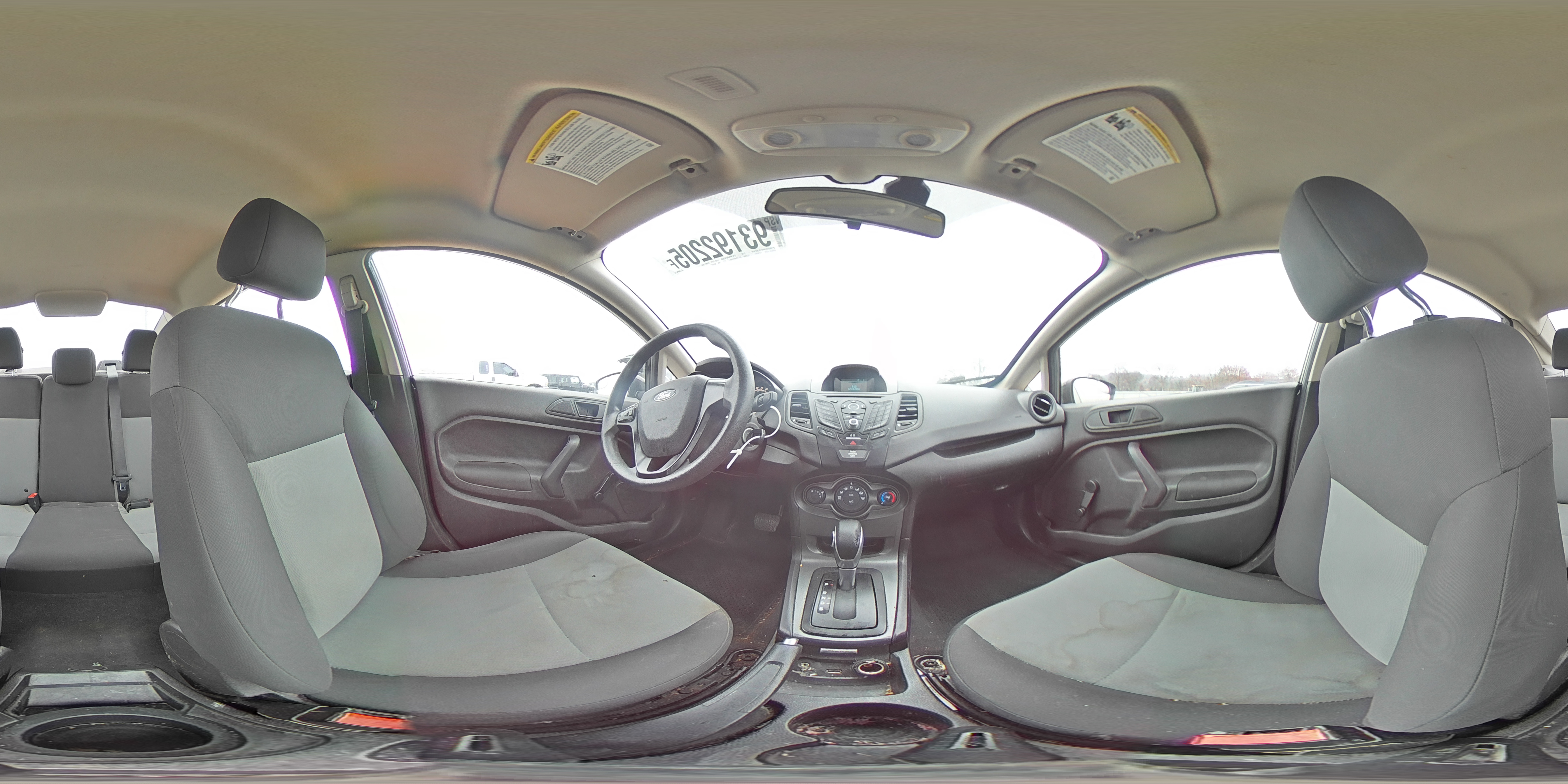 2017 Ford Fiesta S VIN: 3FADP4AJXHM100942 Lot: 93192205