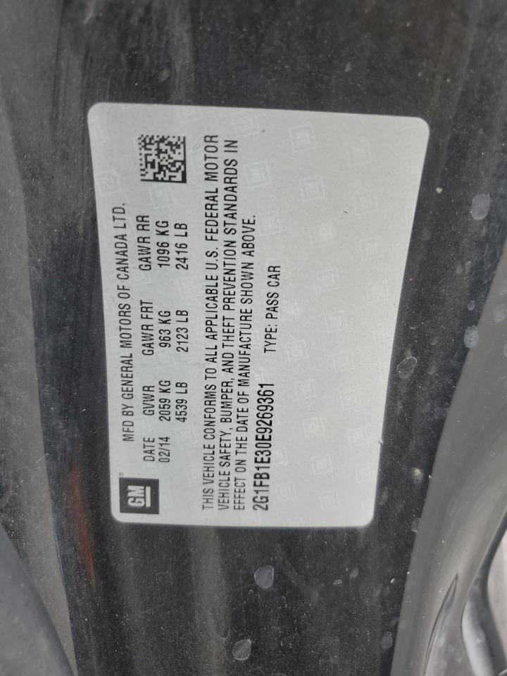 2014 Chevrolet Camaro Lt VIN: 2G1FB1E30E9269361 Lot: 93511215