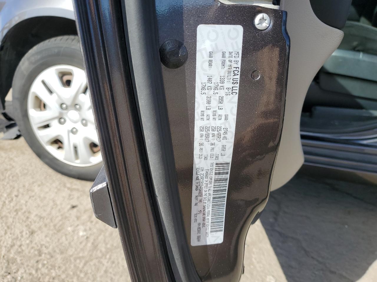 2017 Dodge Grand Caravan Se VIN: 2C4RDGBG5HR568258 Lot: 91058275