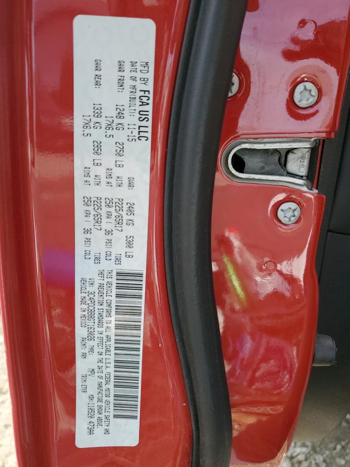 2016 Dodge Journey Sxt VIN: 3C4PDCBB8GT163026 Lot: 91450845