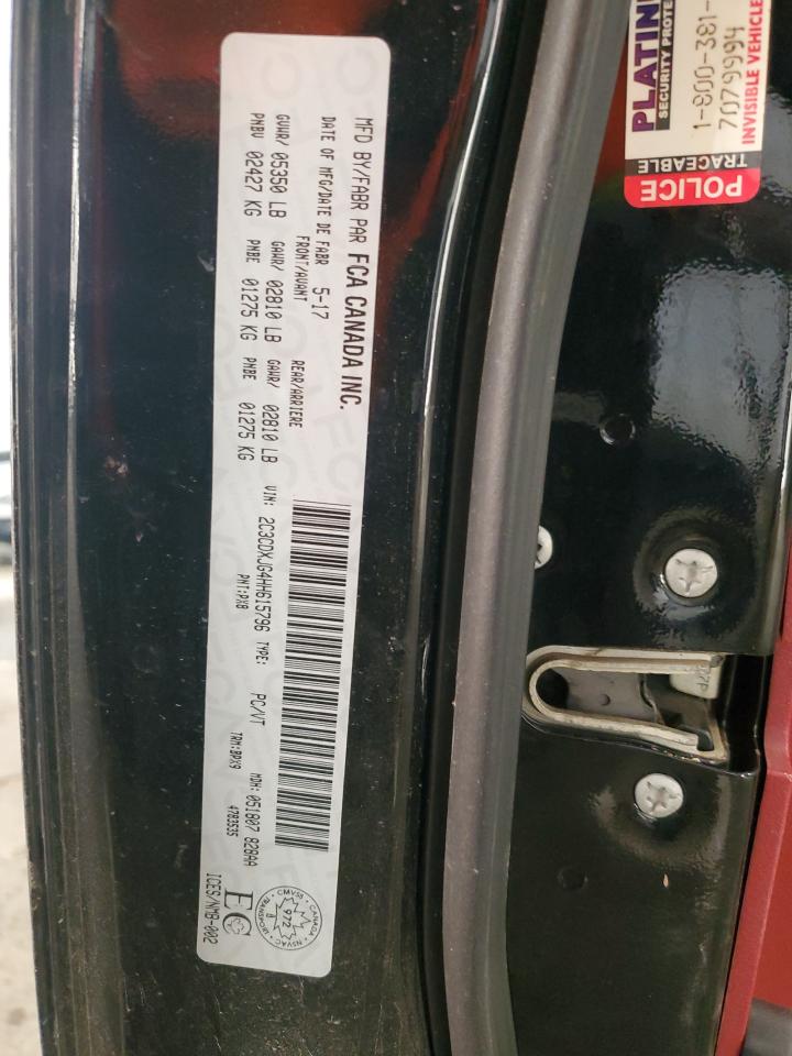 2017 Dodge Charger Sxt VIN: 2C3CDXJG4HH615796 Lot: 93914165