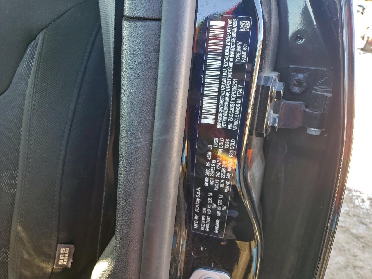 2016 Jeep Renegade Latitude VIN: ZACCJBBT1GPD05251 Lot: 94103785