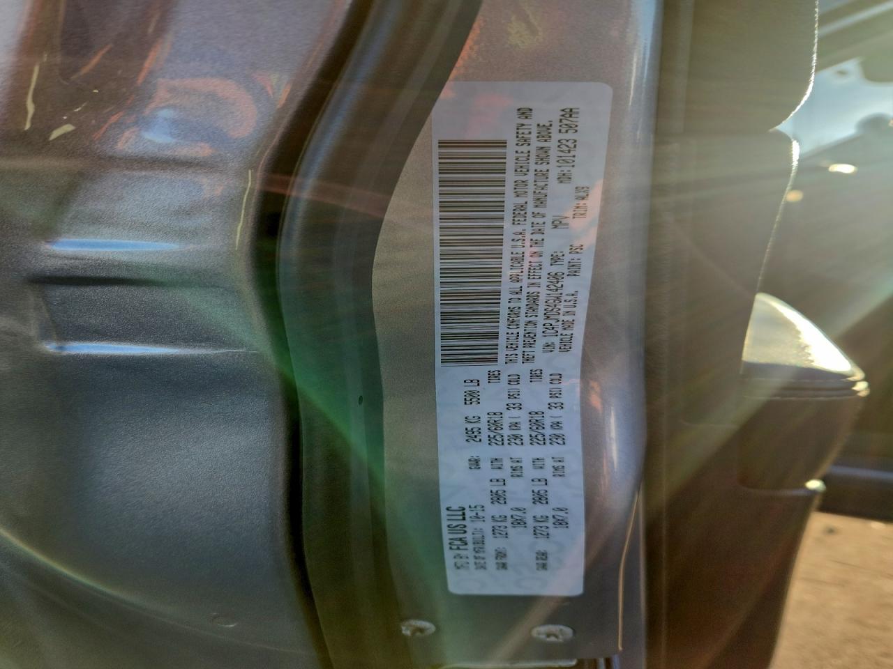 2016 Jeep Cherokee Limited VIN: 1C4PJMDS4GW142406 Lot: 93747035