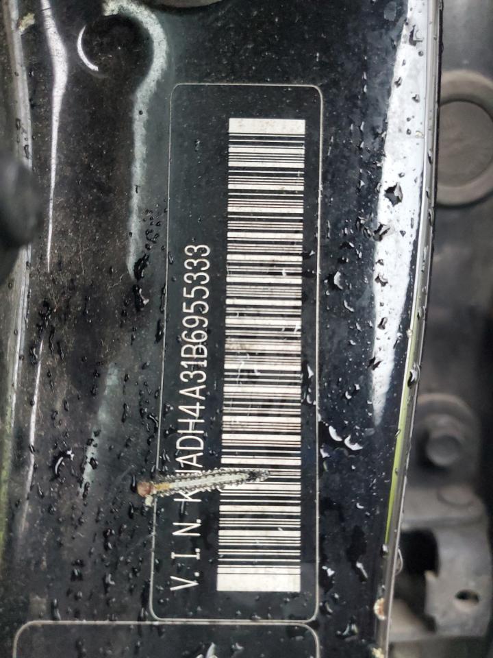 2011 Kia Rio Base VIN: KNADH4A31B6955333 Lot: 91096865