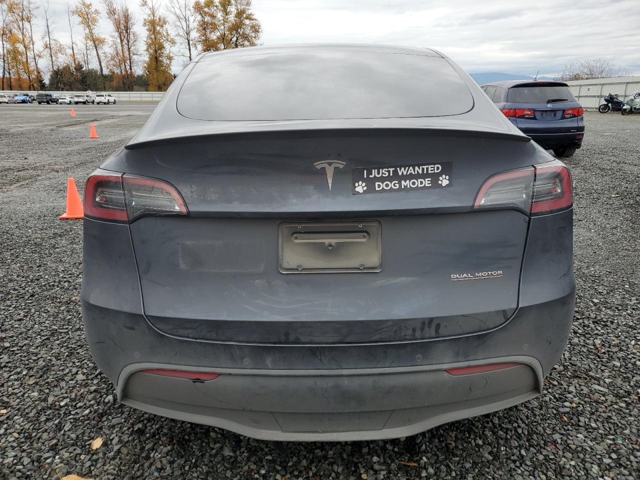 2022 Tesla Model Y VIN: 7SAYGDEF6NF492208 Lot: 92234625
