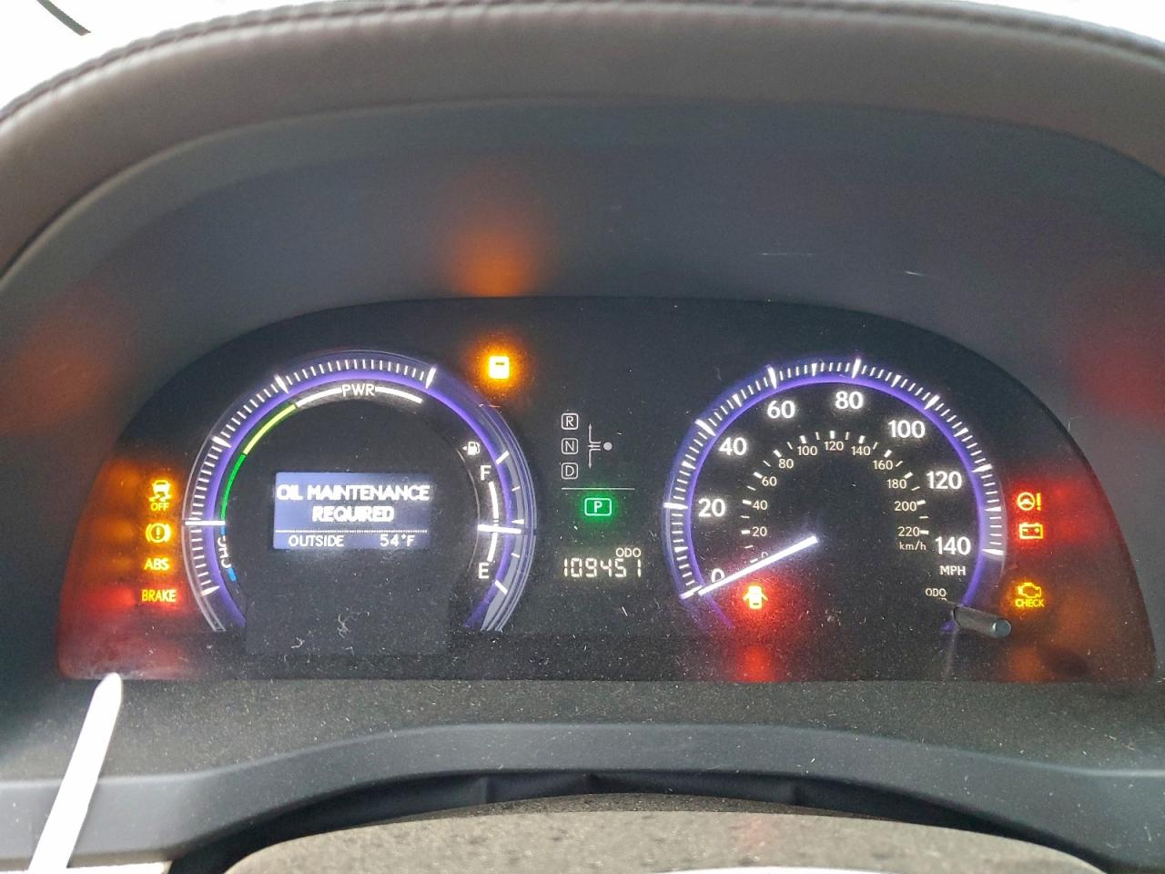 2010 Lexus Hs 250H VIN: JTHBB1BA7A2015632 Lot: 93975585