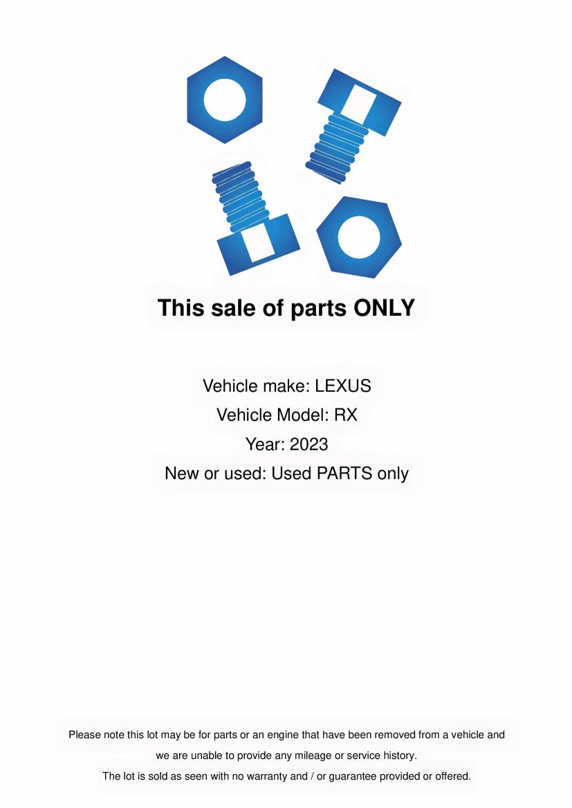2023 LEXUS RX 350H 2.5 5DR E-CVT [PREMIUM PLUS PACK]