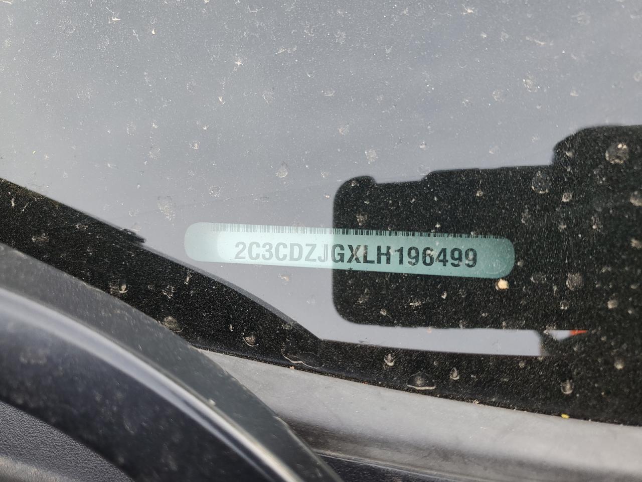 2020 Dodge Challenger Gt VIN: 2C3CDZJGXLH196499 Lot: 91527245