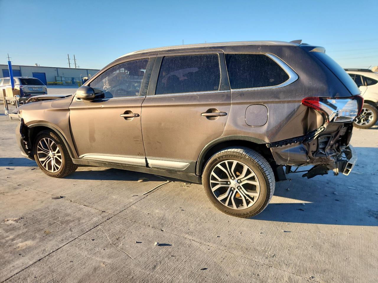 2017 Mitsubishi Outlander Se grey null gasoline JA4AD3A35HZ001990 photo #3