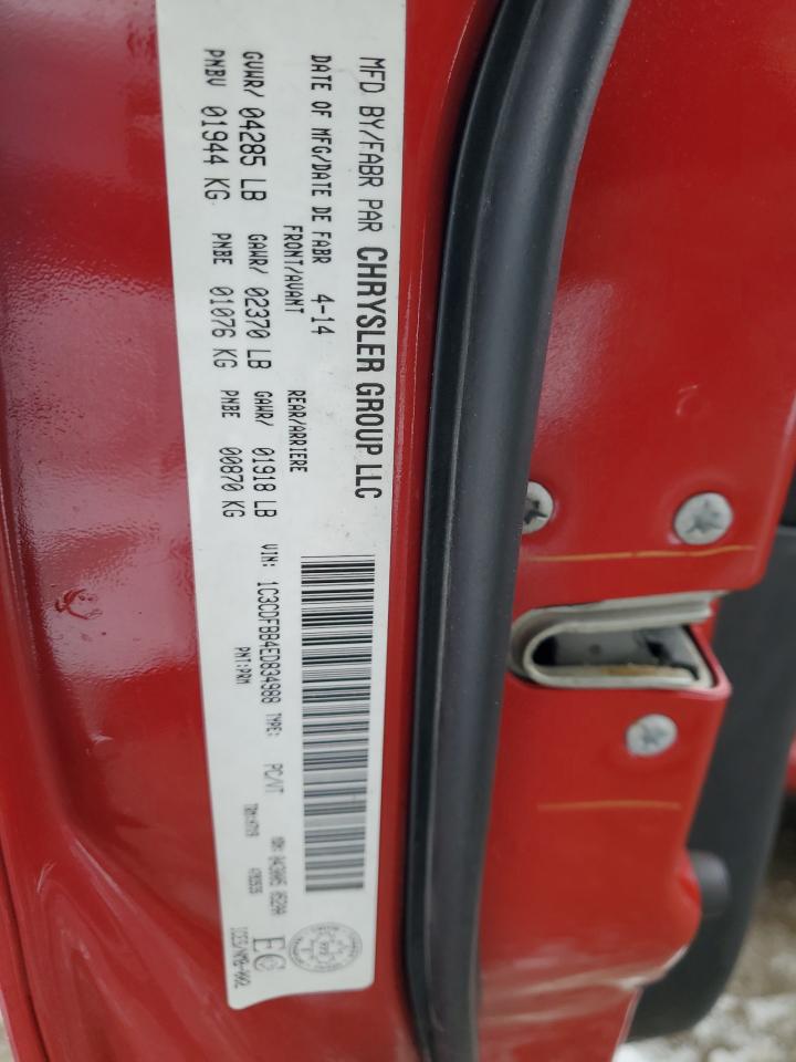 2014 Dodge Dart Sxt VIN: 1C3CDFBB4ED834988 Lot: 92477685