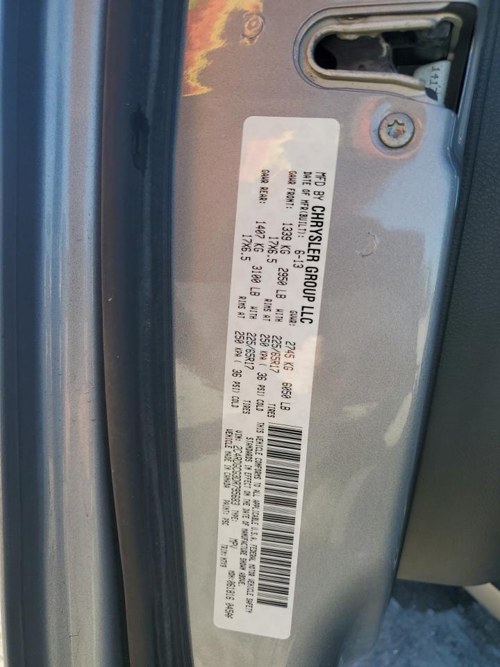 2013 Dodge Grand Caravan Sxt VIN: 2C4RDGCG3DR795683 Lot: 90860785