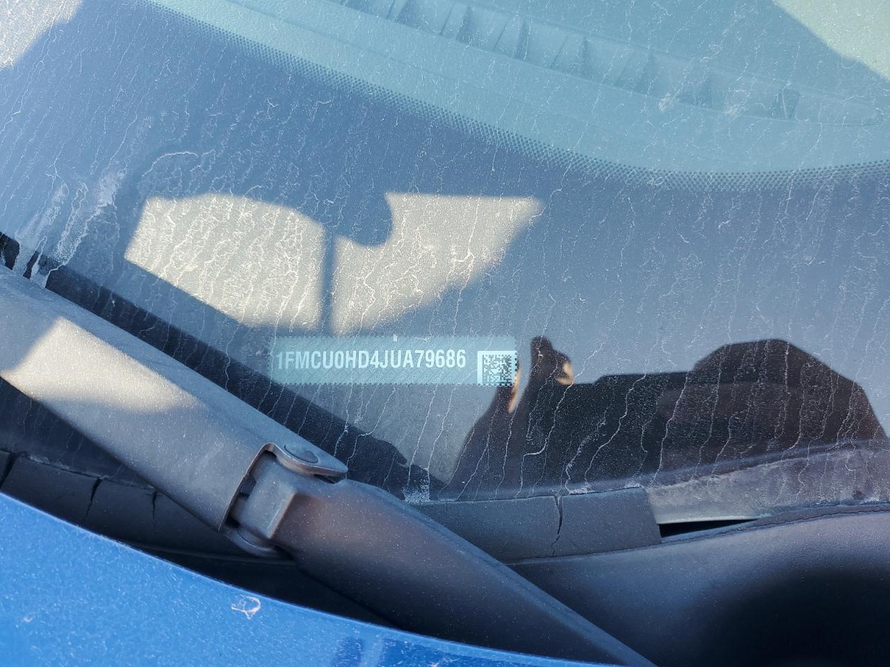 2018 Ford Escape Sel VIN: 1FMCU0HD4JUA79686 Lot: 91908045