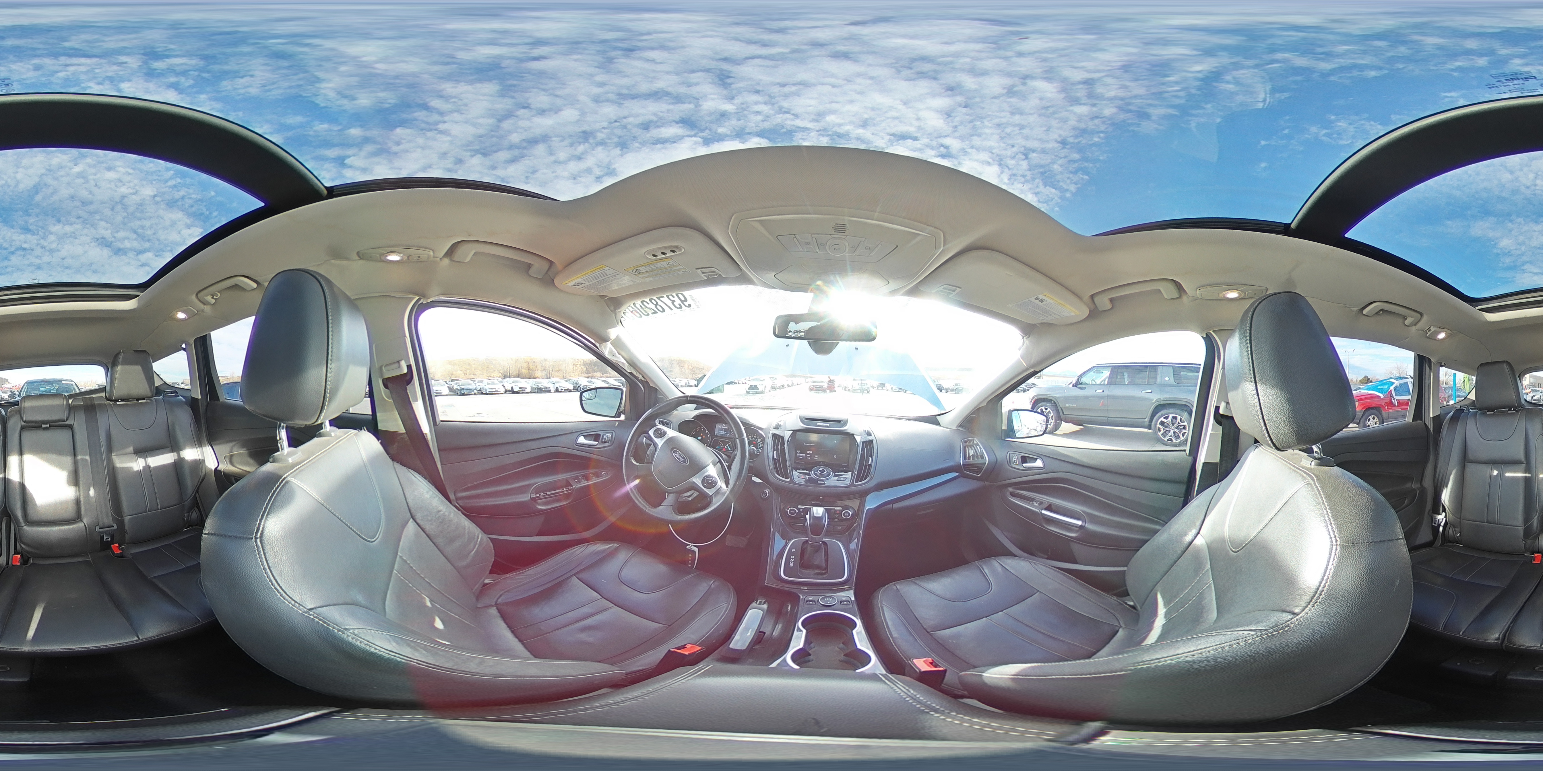 2013 Ford Escape Titanium VIN: 1FMCU9J90DUA37188 Lot: 93782005