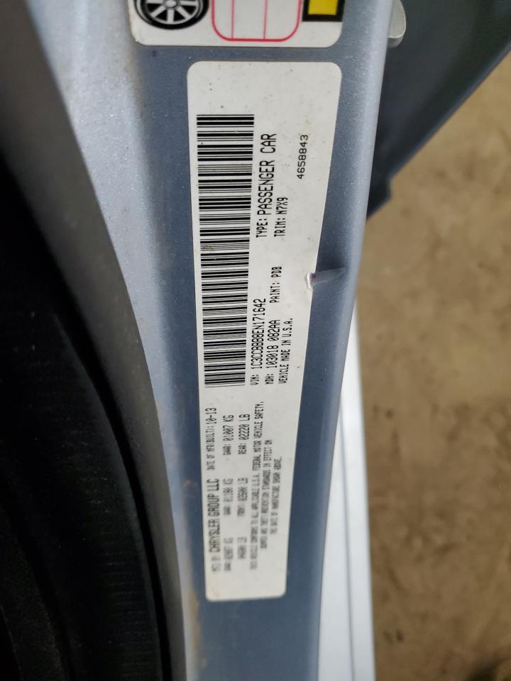 2014 Chrysler 200 Touring VIN: 1C3CCBBB8EN171642 Lot: 92853355