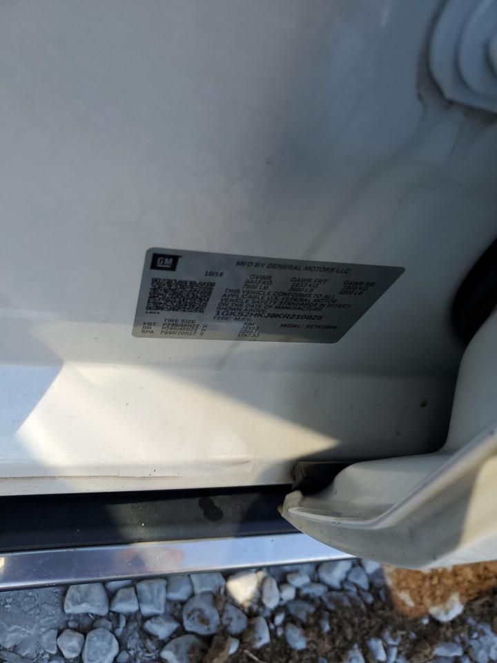 2019 GMC Yukon Xl Denali VIN: 1GKS2HKJ8KR210825 Lot: 91940995