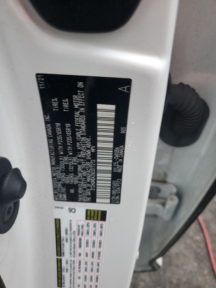 2022 Lexus Rx 450H VIN: 2T2HGMDA2NC077213 Lot: 90134485