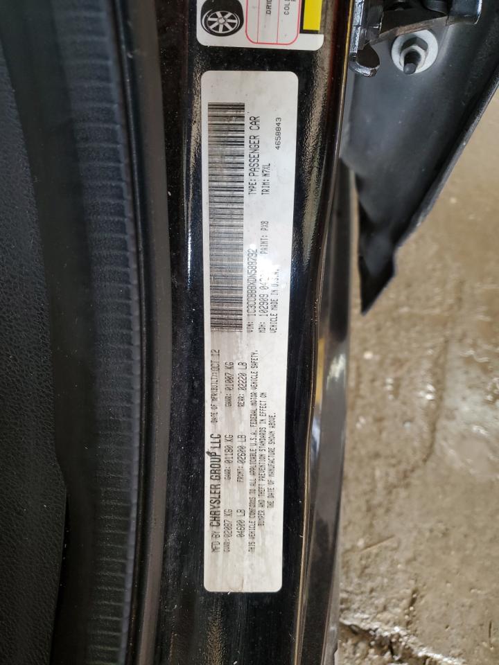 2013 Chrysler 200 Touring VIN: 1C3CCBBBXDN588792 Lot: 93747455