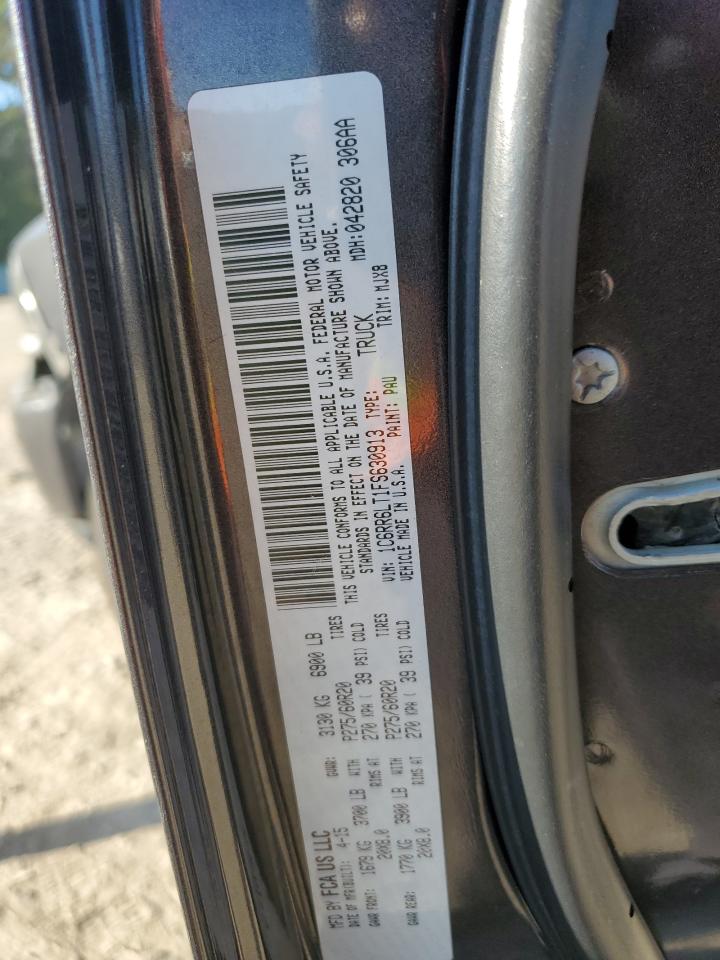 2015 Ram 1500 Slt VIN: 1C6RR6LT1FS630913 Lot: 91657365