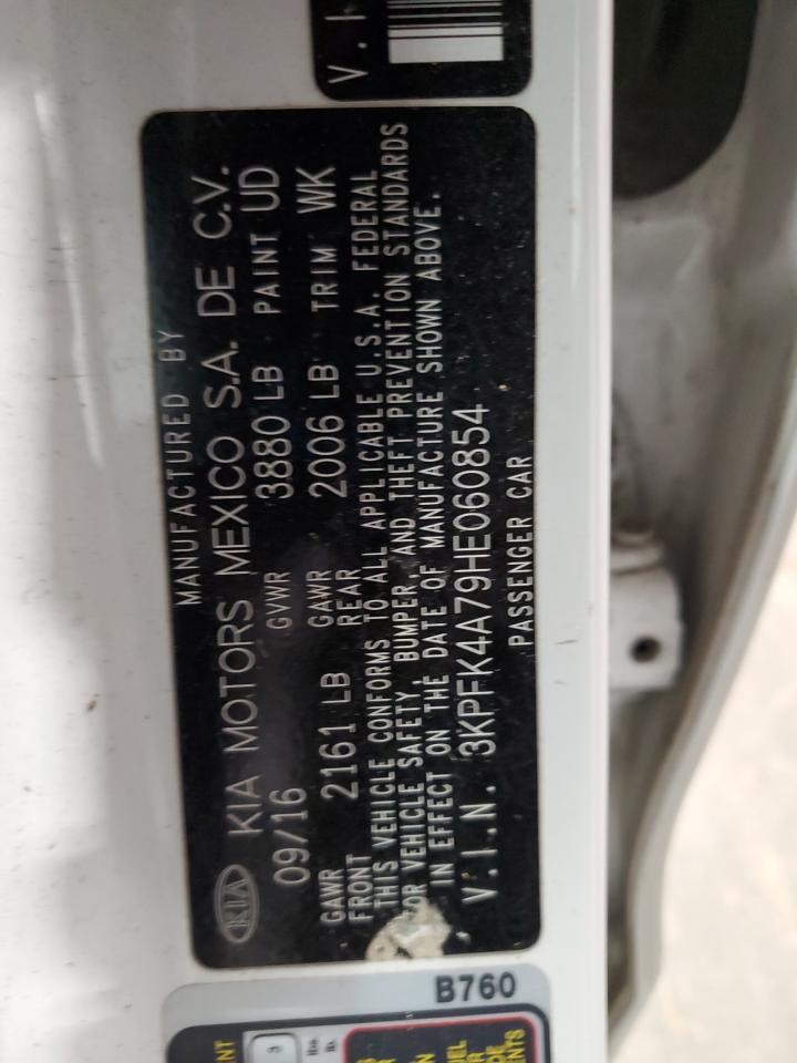 2017 Kia Forte Lx VIN: 3KPFK4A79HE060854 Lot: 93302975