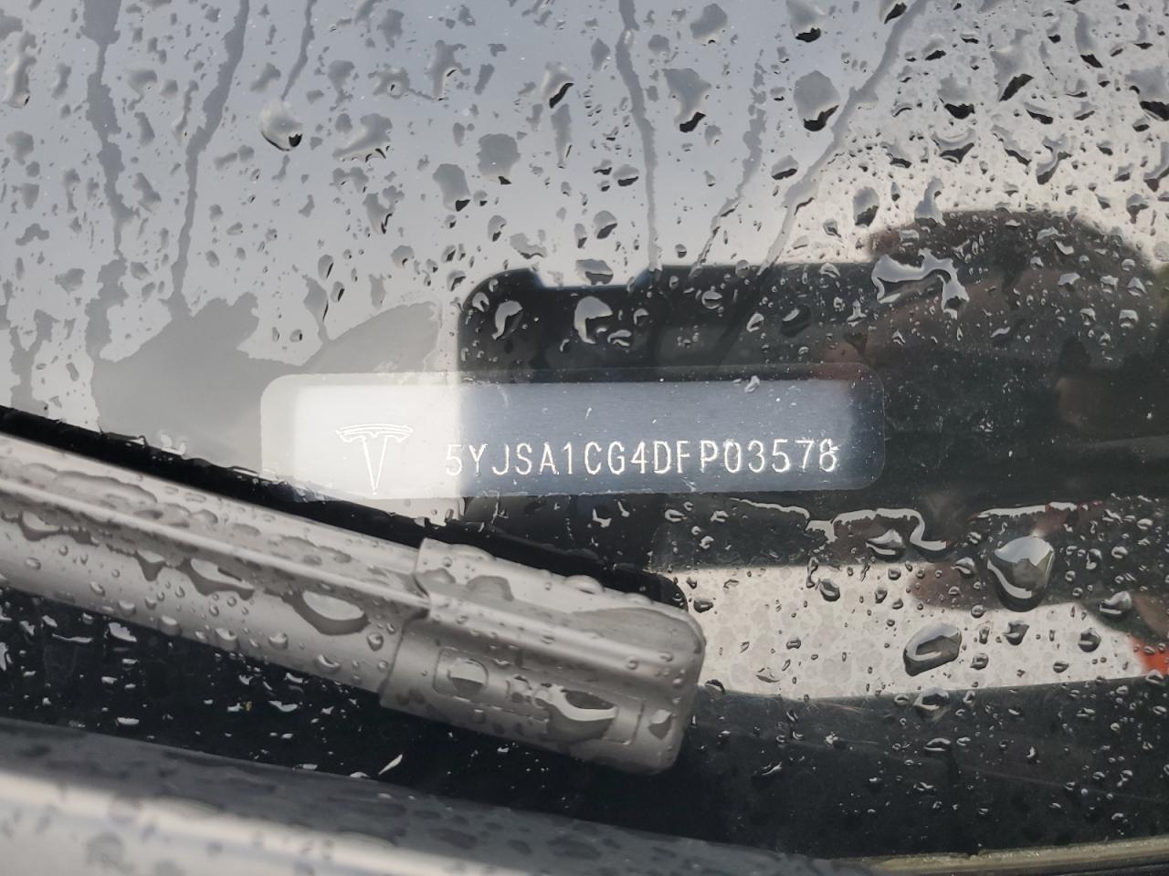 2013 Tesla Model S VIN: 5YJSA1CG4DFP03578 Lot: 91845785
