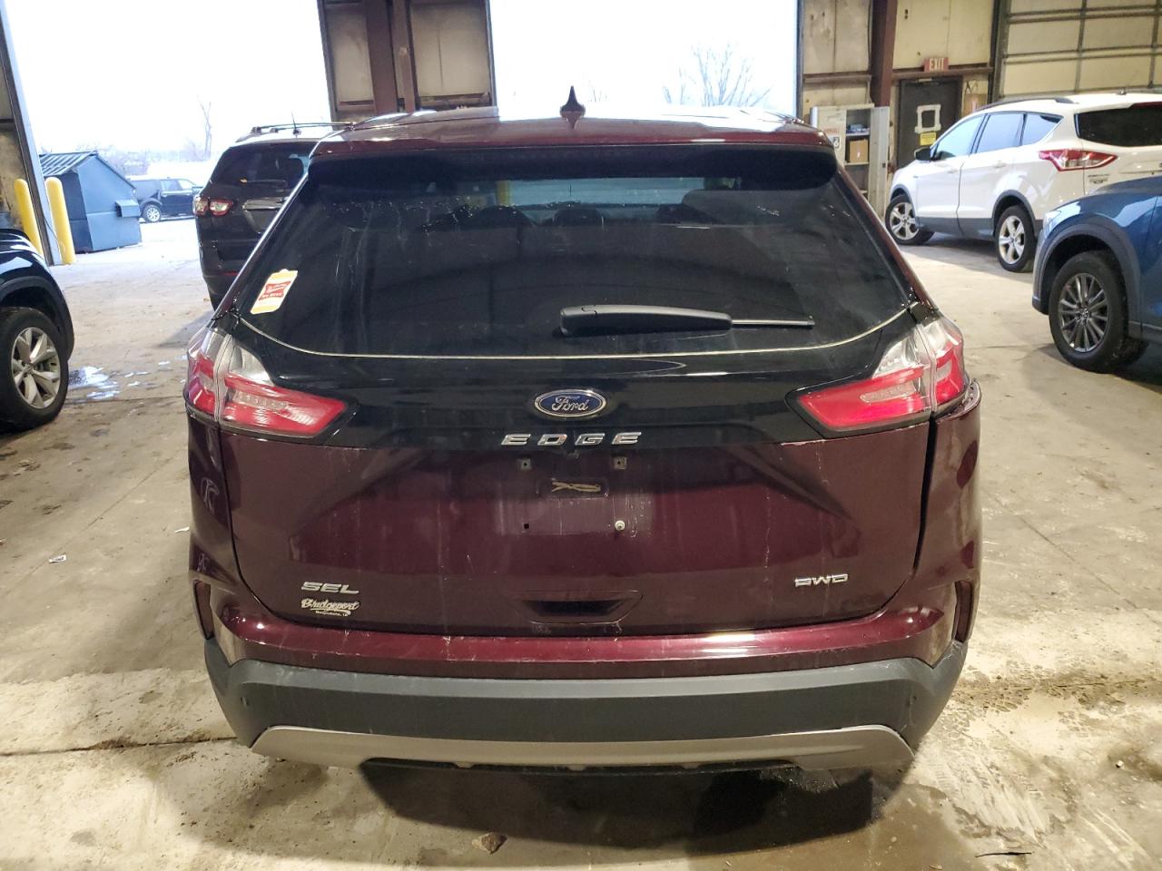 2021 Ford Edge Sel VIN: 2FMPK4J97MBA52030 Lot: 93342405