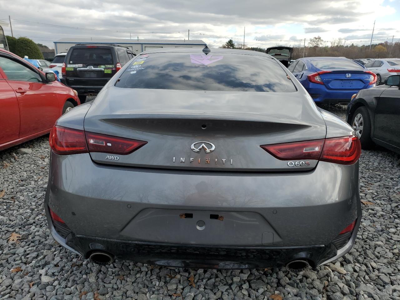 2017 Infiniti Q60 Red Sport 400 VIN: JN1FV7EL6HM700314 Lot: 90136665