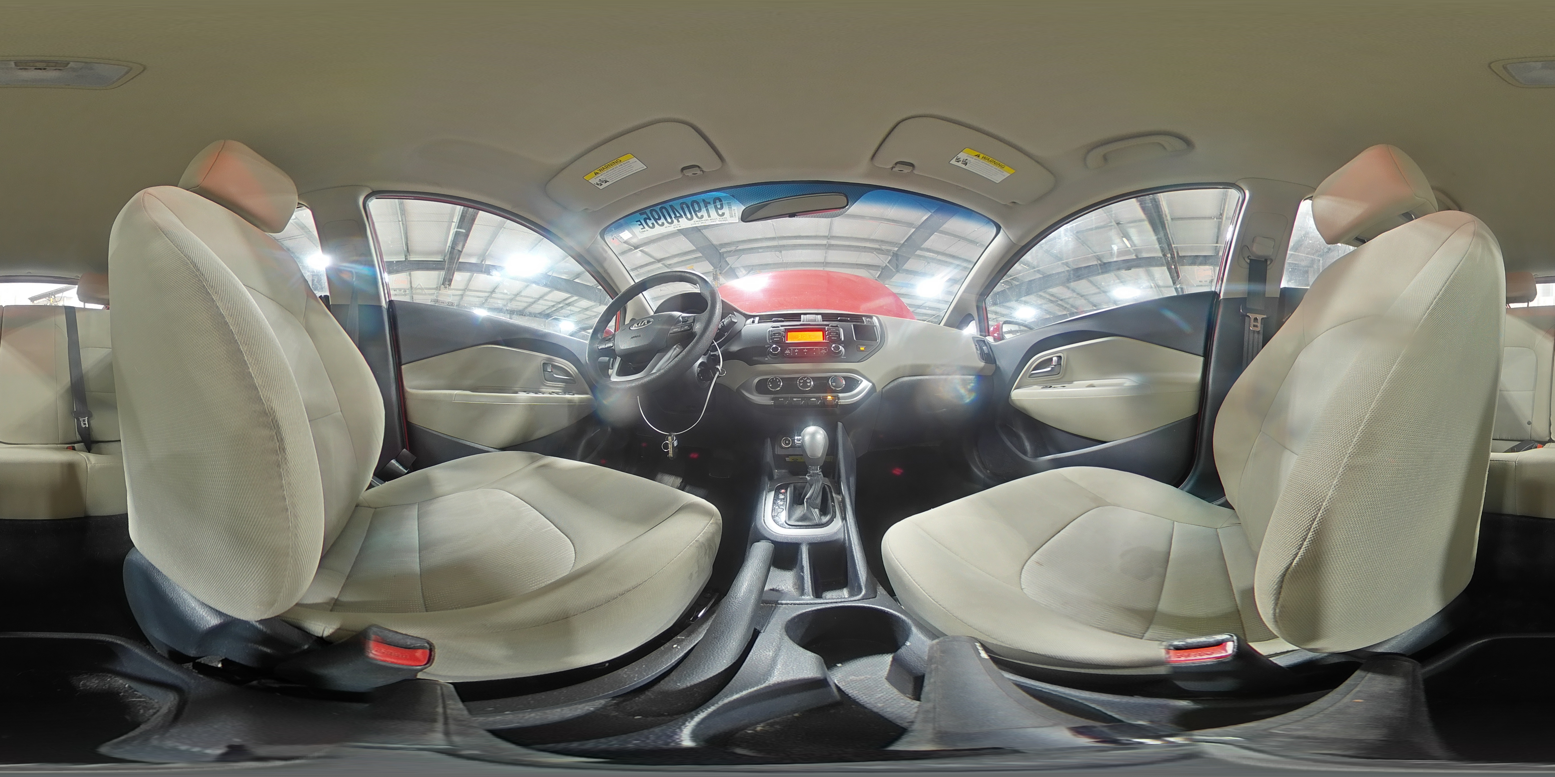 2013 Kia Rio Lx VIN: KNADM5A33D6307030 Lot: 91904095