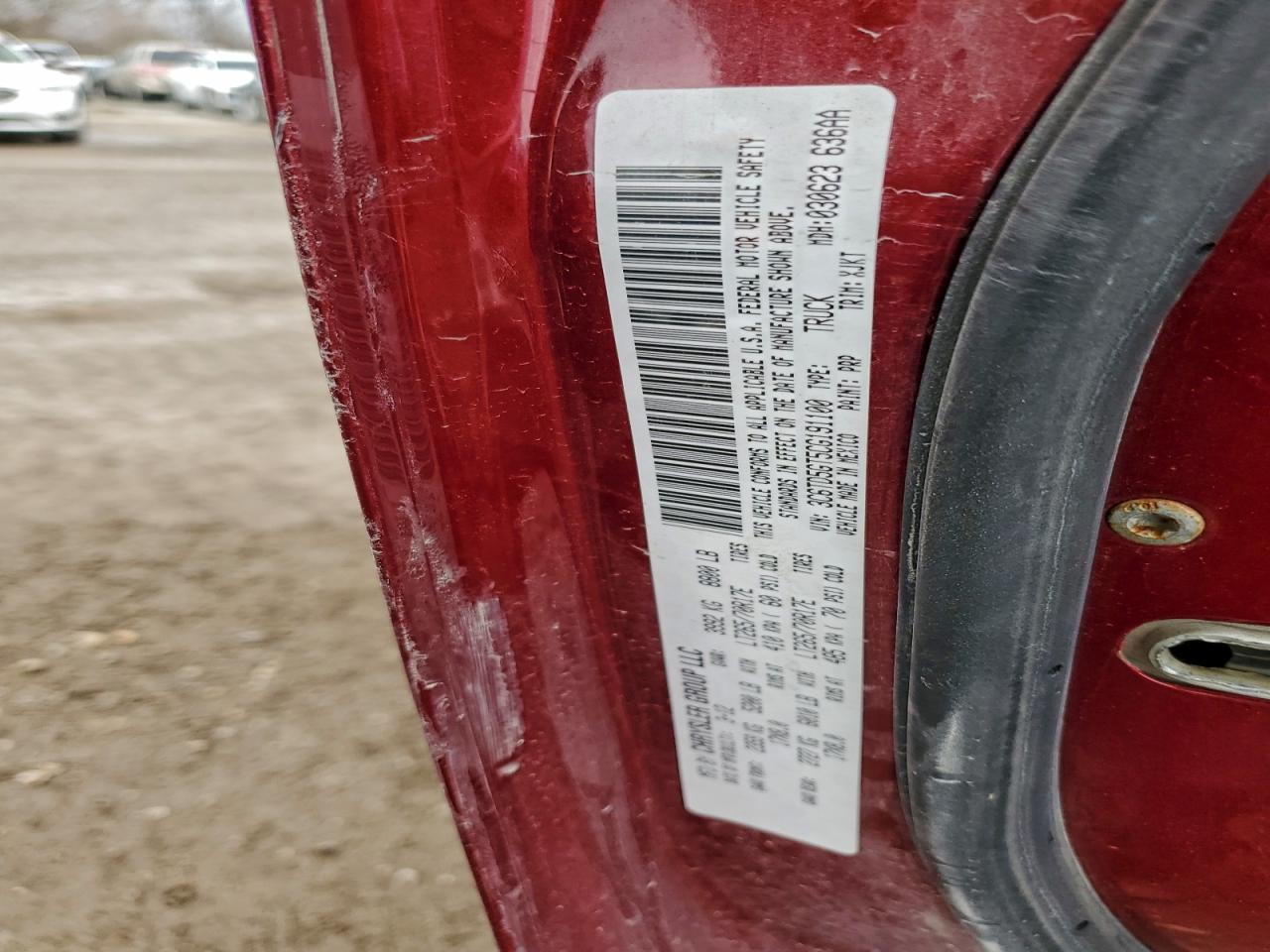 2012 Dodge Ram 2500 Longhorn VIN: 3C6TD5GT5CG191100 Lot: 94160505