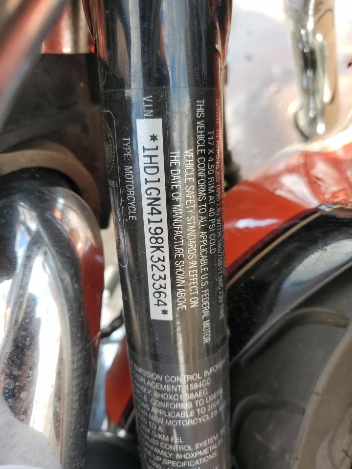2008 Harley-Davidson Fxdl VIN: 1HD1GN4198K323364 Lot: 93668305
