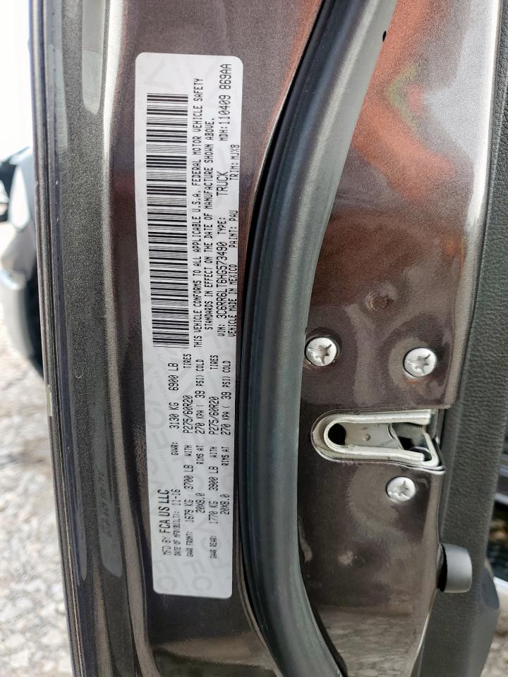 2017 Ram 1500 Slt VIN: 3C6RR6LT6HG573490 Lot: 90621175