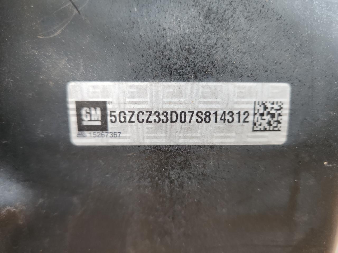 2007 Saturn Vue VIN: 5GZCZ33D07S814312 Lot: 93119425