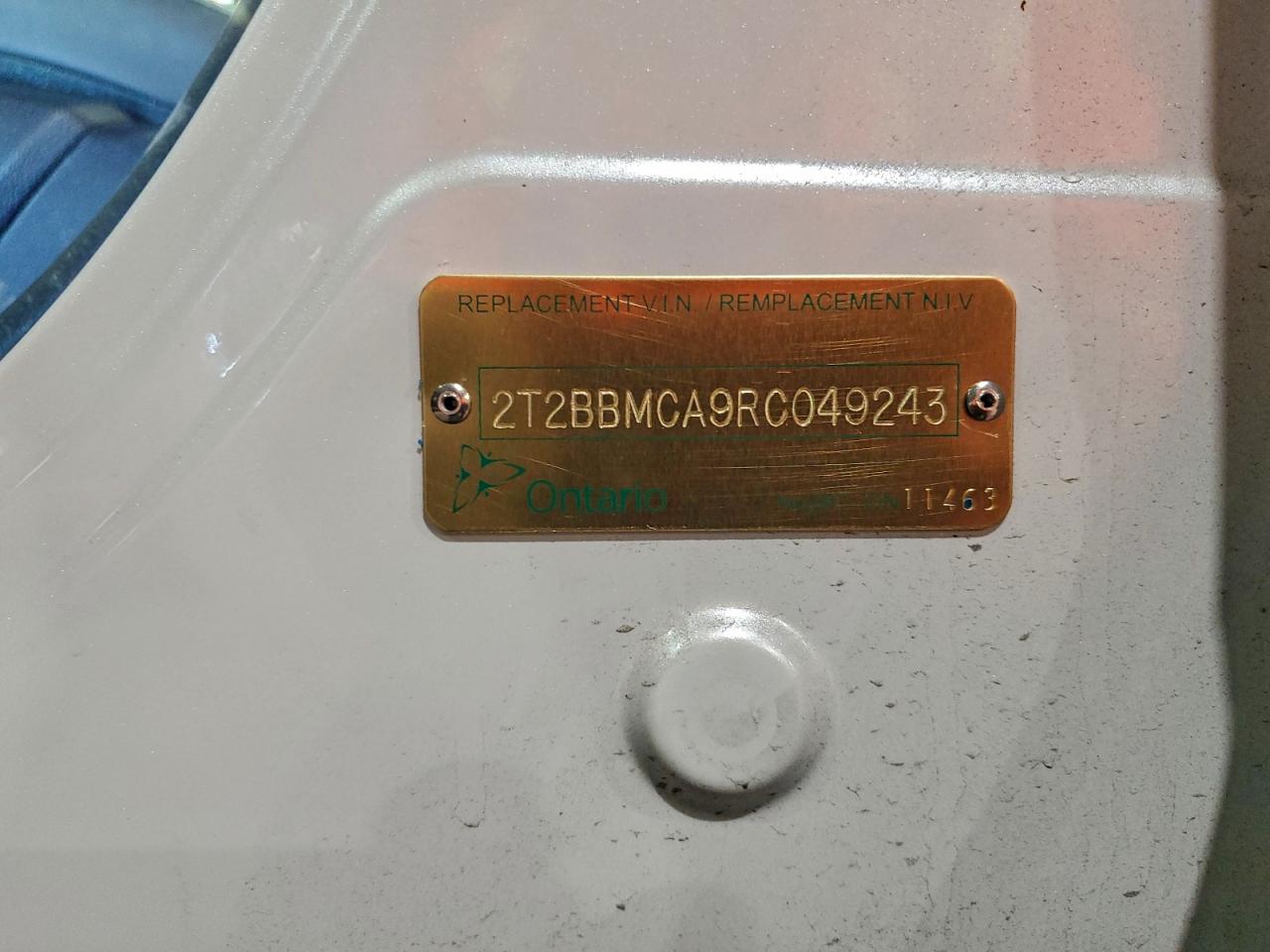 2024 Lexus Rx 350H Base VIN: 2T2BBMCA9RC049243 Lot: 93537045