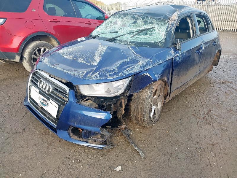 2015 AUDI A1 1.6 TDI SPORT 5DR S TRONIC for sale at Copart WOLVERHAMPTON