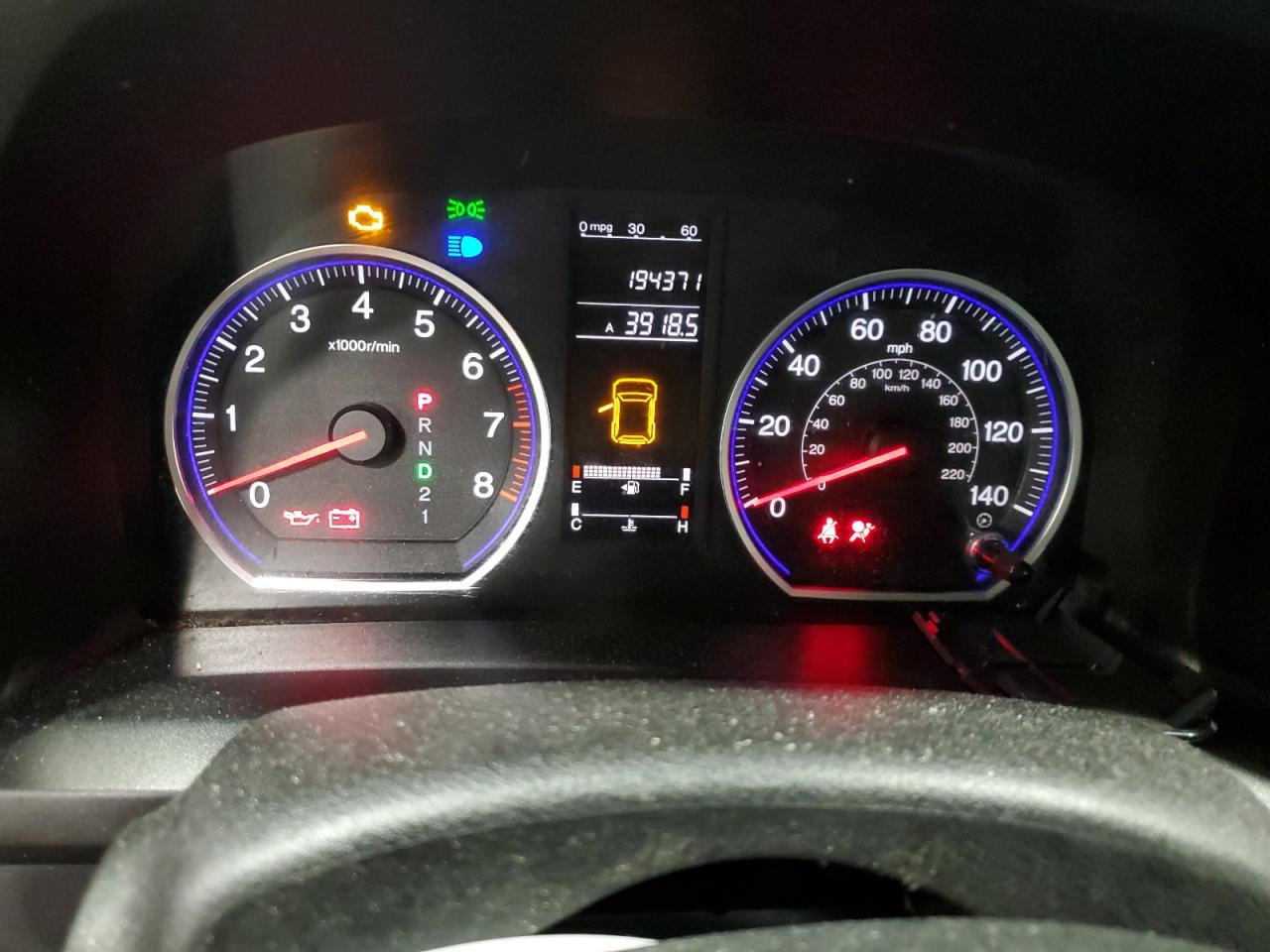 2008 Honda Cr-V Lx VIN: JHLRE483X8C034197 Lot: 93624645