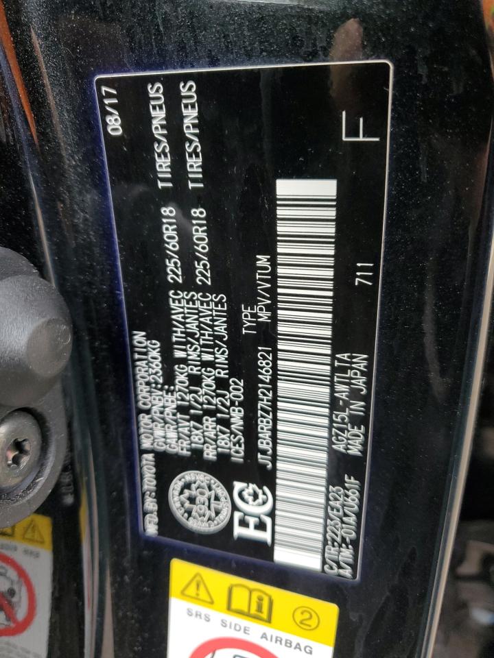 2017 Lexus Nx 200T Base VIN: JTJBARBZ7H2146821 Lot: 92450015