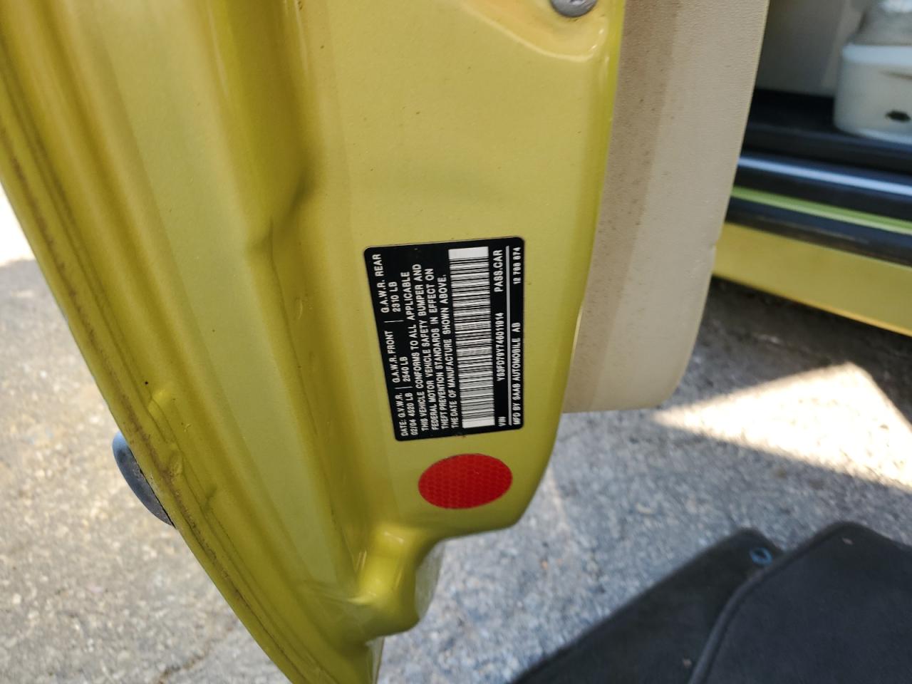 2004 Saab 9-3 Arc VIN: YS3FD79Y746011914 Lot: 93200745