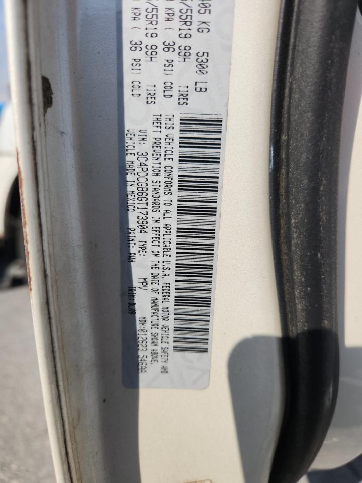 2016 Dodge Journey Crossroad VIN: 3C4PDCGB6GT173904 Lot: 93723395