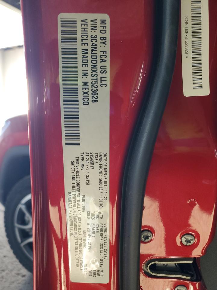 2025 Jeep Compass Trailhawk VIN: 3C4NJDDNXST523628 Lot: 91279035