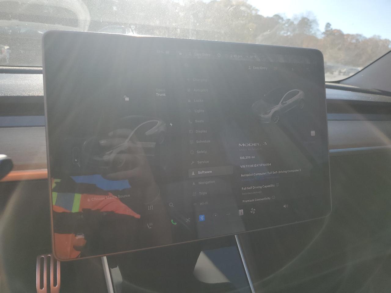 2018 Tesla Model 3 VIN: 5YJ3E1EA7JF154164 Lot: 92327595