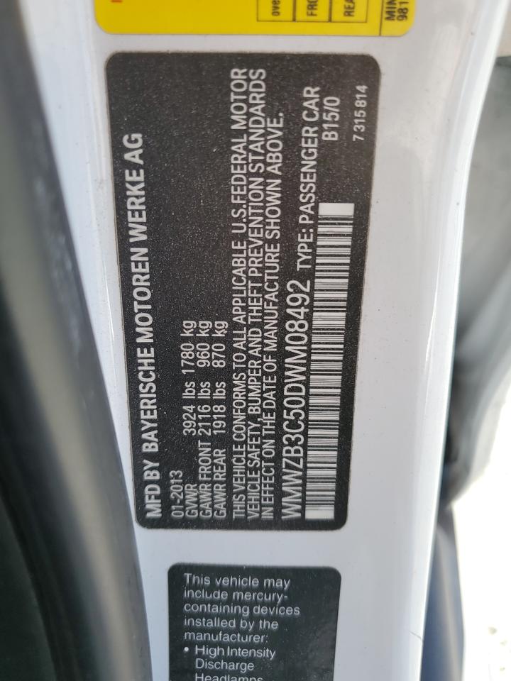 2013 Mini Cooper Countryman VIN: WMWZB3C50DWM08492 Lot: 92040805