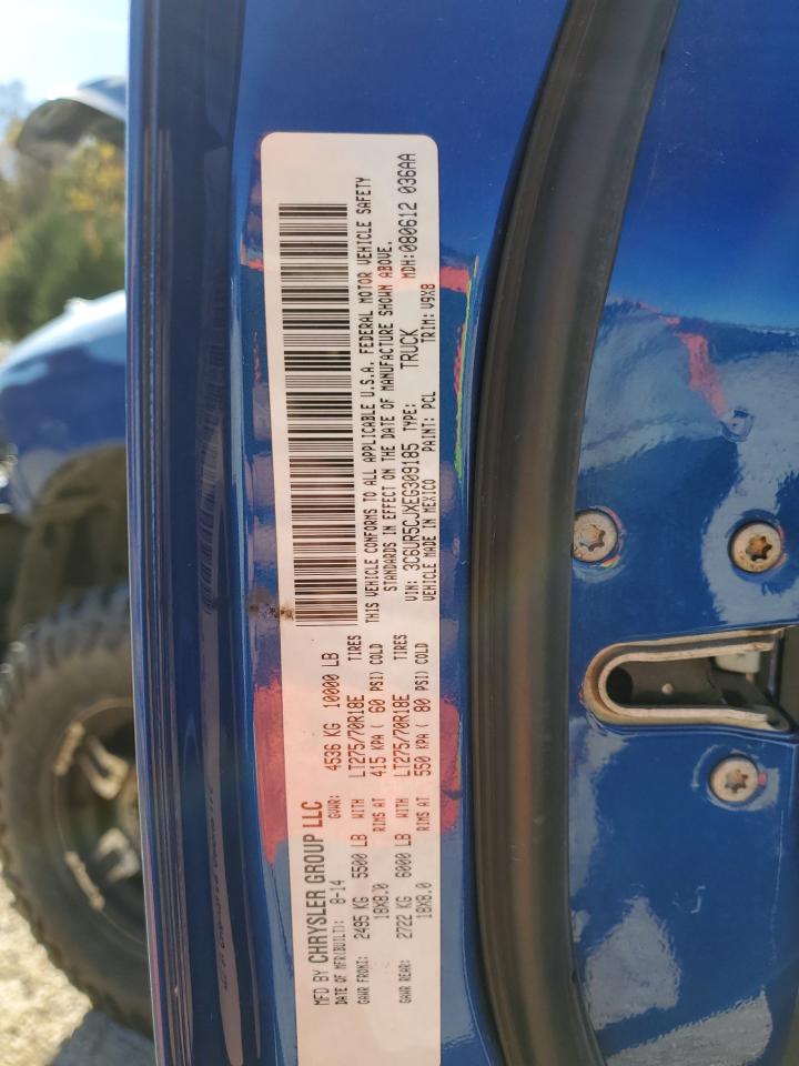 2014 Ram 2500 St VIN: 3C6UR5CJXEG309185 Lot: 91210195