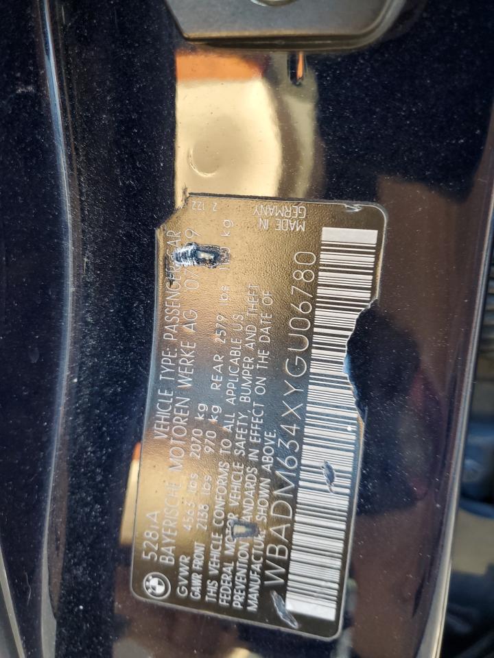 2000 BMW 528 I Automatic VIN: WBADM634XYGU06780 Lot: 93744935