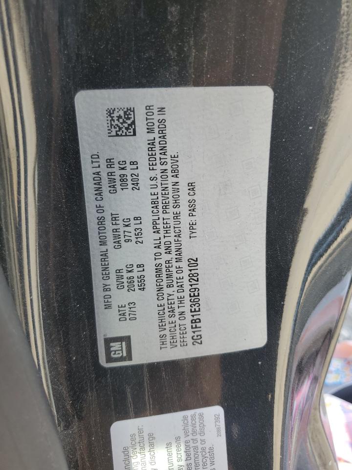 2014 Chevrolet Camaro Lt VIN: 2G1FB1E36E9128102 Lot: 93169755