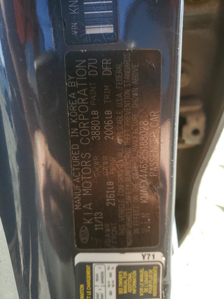 2014 Kia Forte Lx VIN: KNAFX4A65E5168028 Lot: 93289415