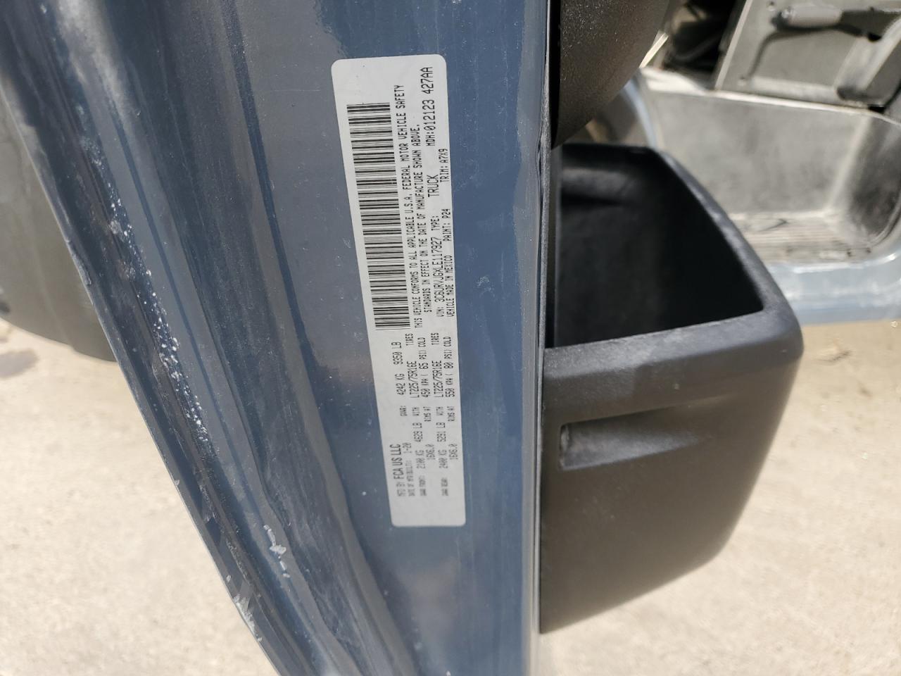 2020 Ram Promaster Delivery Van VIN: 3C6URVJGXLE117927 Lot: 92042275