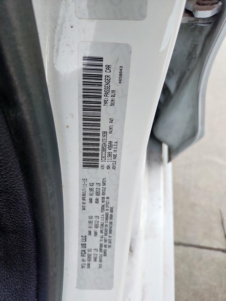 2016 Chrysler 200 S VIN: 1C3CCCBB5GN151938 Lot: 92419625