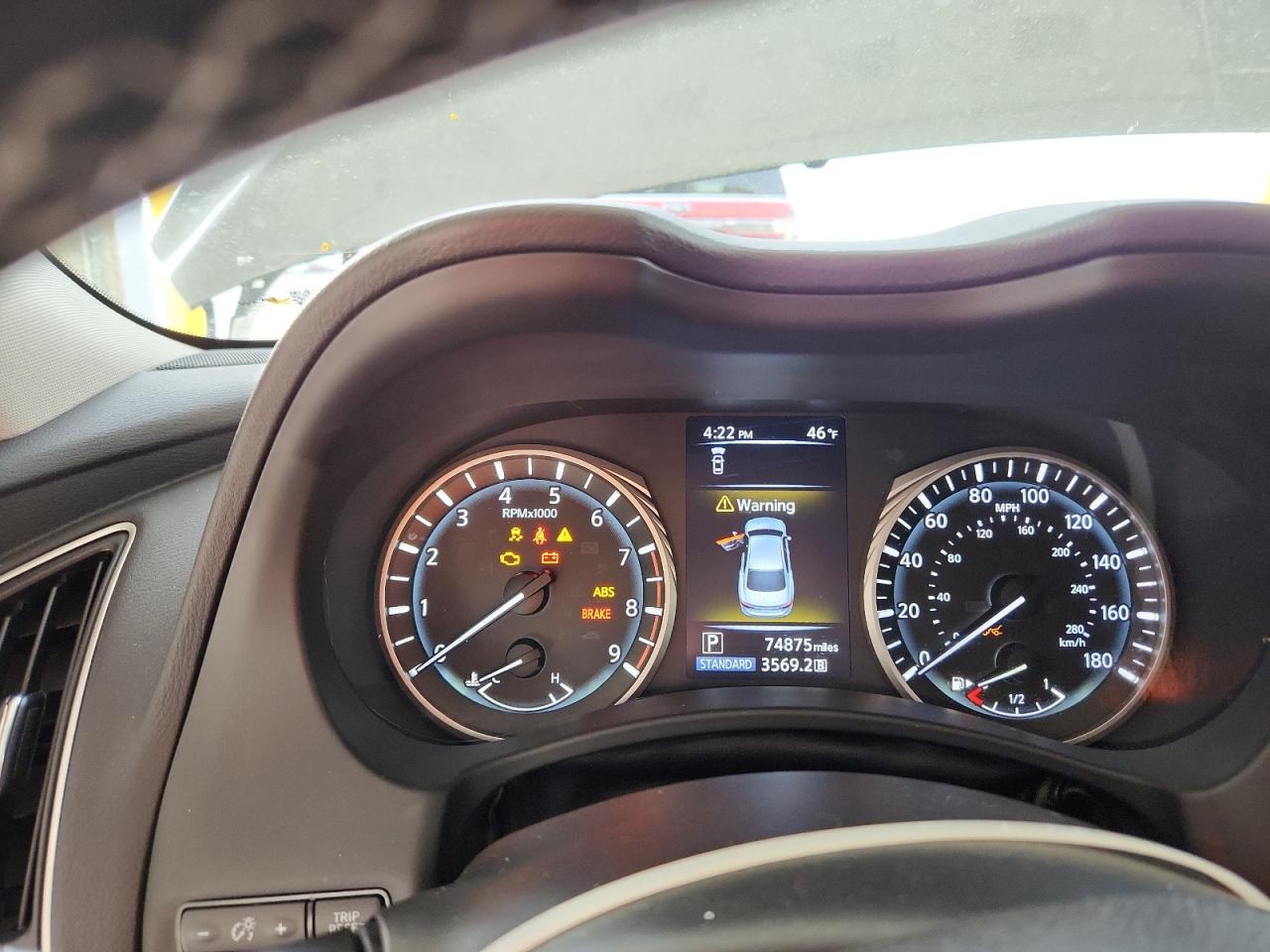 2019 Infiniti Q50 Luxe VIN: JN1EV7AR0KM551346 Lot: 93629475